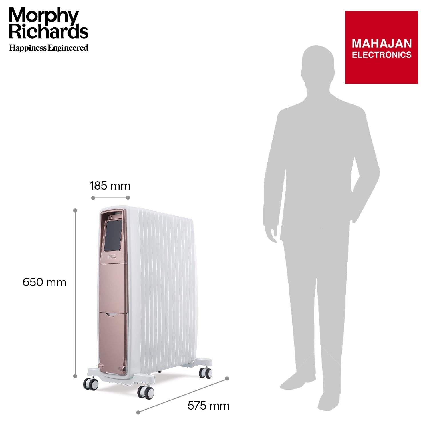 Morphy Richards Thermore Xr Zero Digital 15 Fins Oil Free Radiator Room Heater – Mahajan Electronics Online.