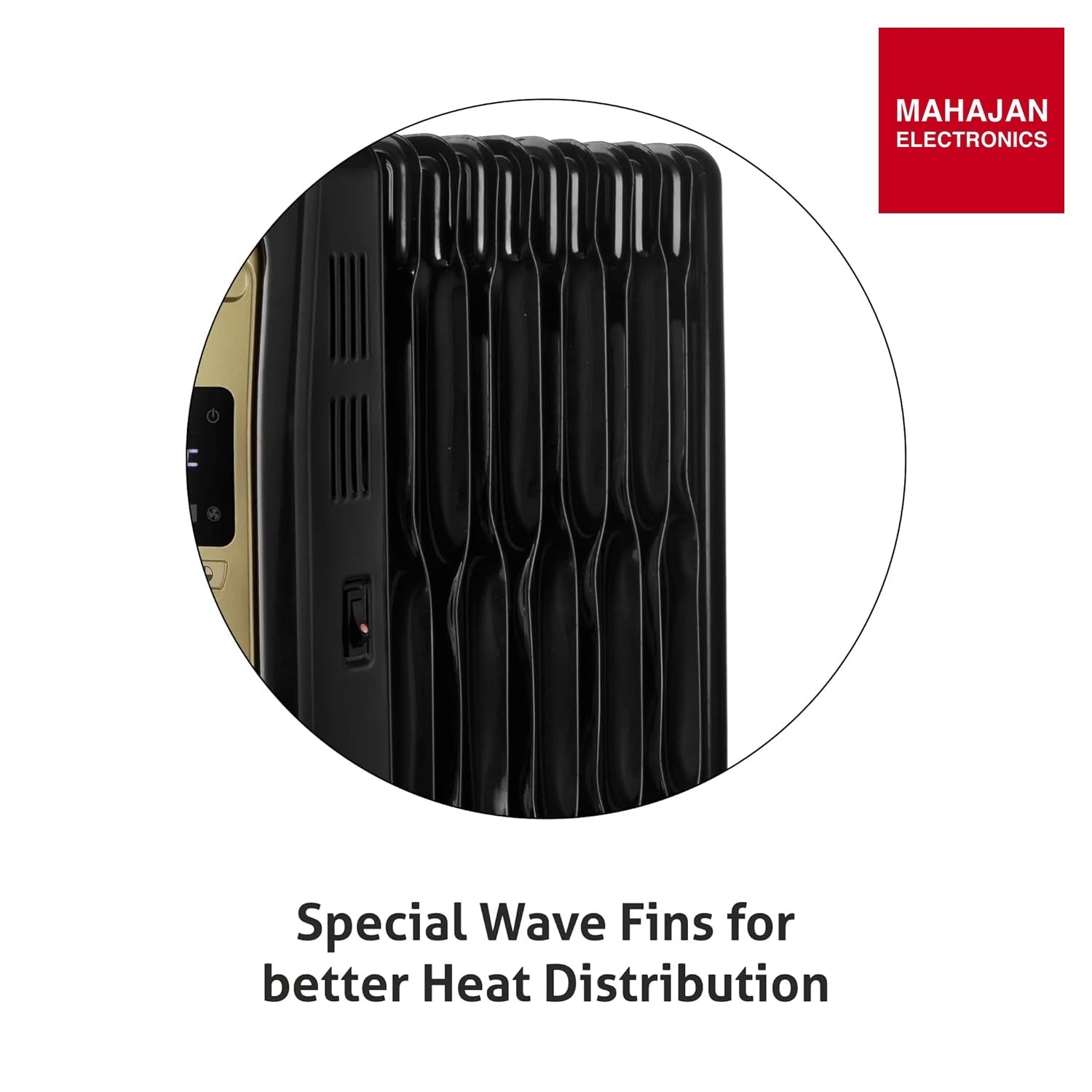 Glen HA 7013DOR9 Electric Oil Filled Radiator Room Heater With 9 Fin - Mahajan Electronics Online