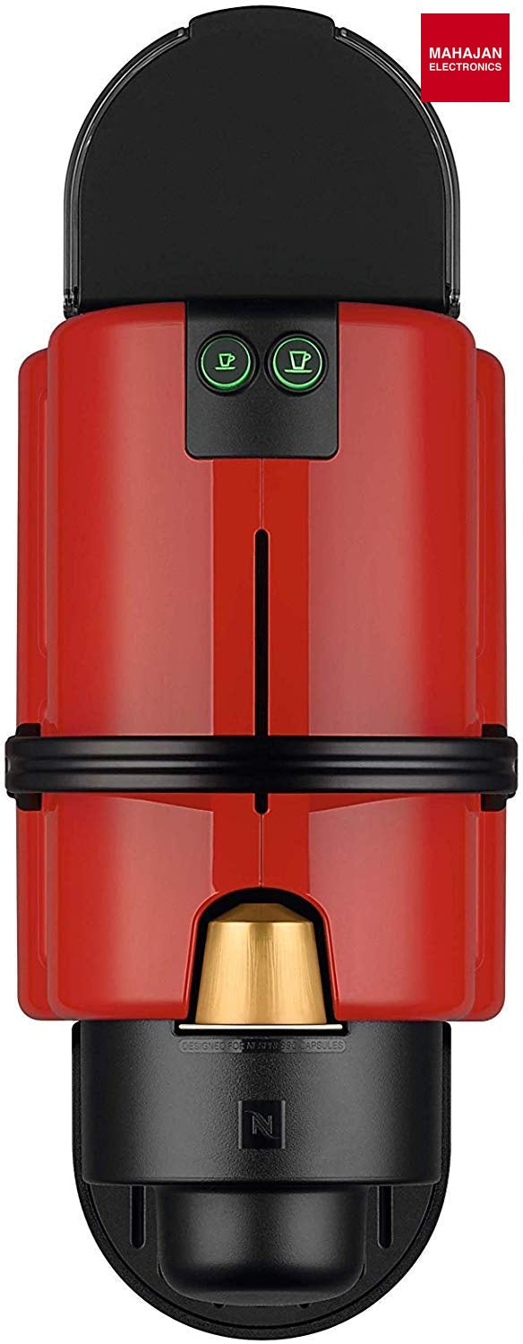 Nespresso Inissia Coffee Capsule Machine, Red Mahajan Electronics Online