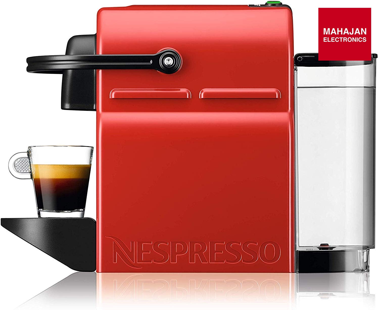 Nespresso Inissia Coffee Capsule Machine, Red Mahajan Electronics Online