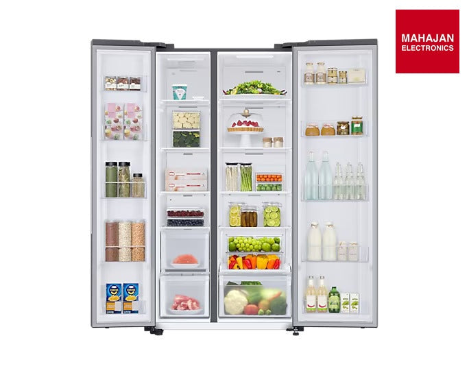 Samsung RS76CG80X0S9 653L Smart Conversion Side By Side Refrigerators – Mahajan Electronics Online.