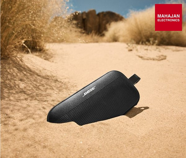 Bose SoundLink Flex 2nd Gen Portable Bluetooth Speaker (Black) – 12H Playtime, Waterproof IP67, Deep Bass Bose