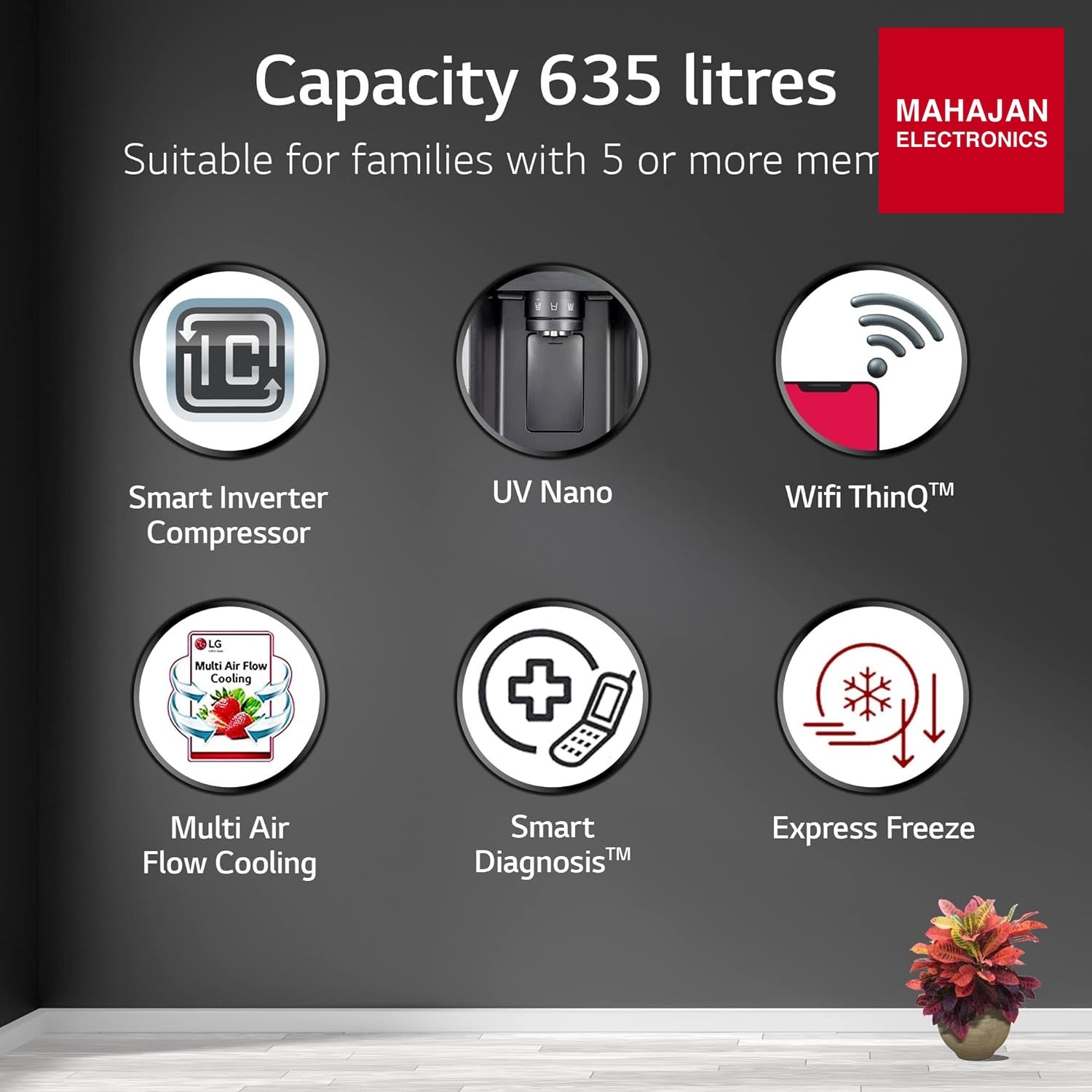 LG GL-L257CPZ3 refrigerator – Mahajan Electronics