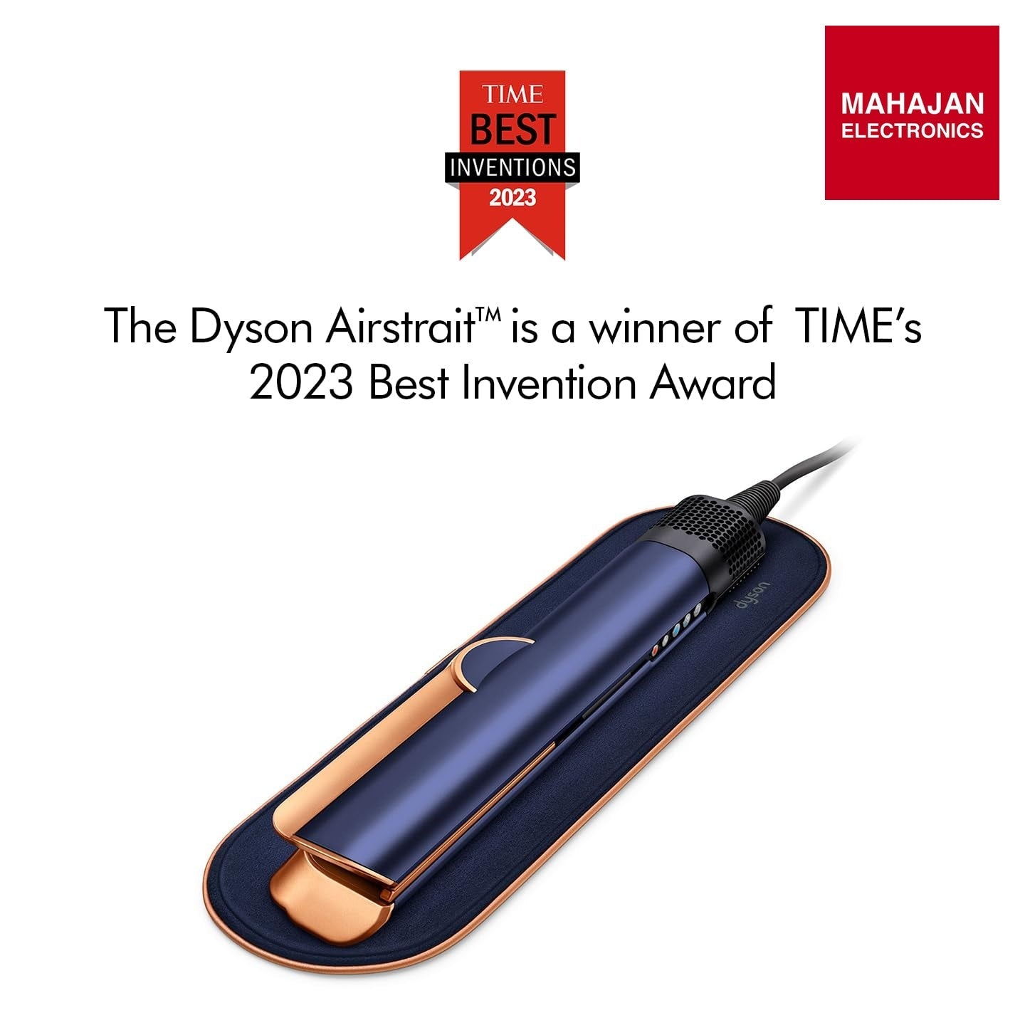 Dyson Airstrait Prussian Blue/Rich Copper – Mahajan Electronics