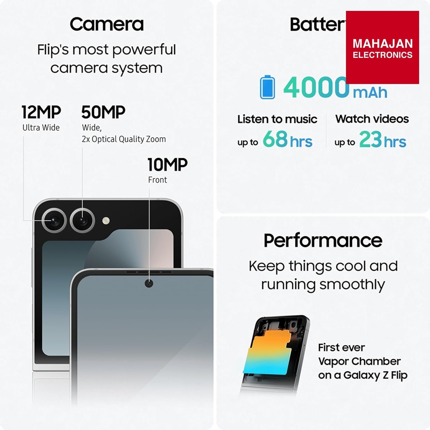 Samsung Galaxy Z Flip6 5G Mint – Mahajan Electronics
