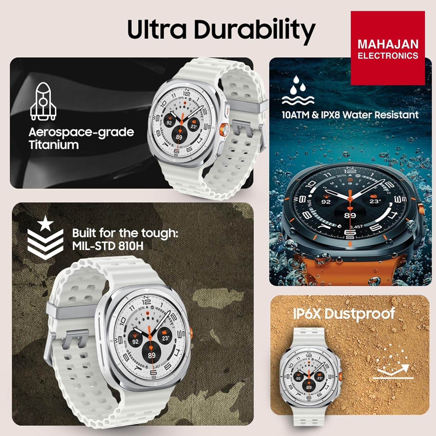 Samsung Galaxy Watch Ultra White – Mahajan Electronics