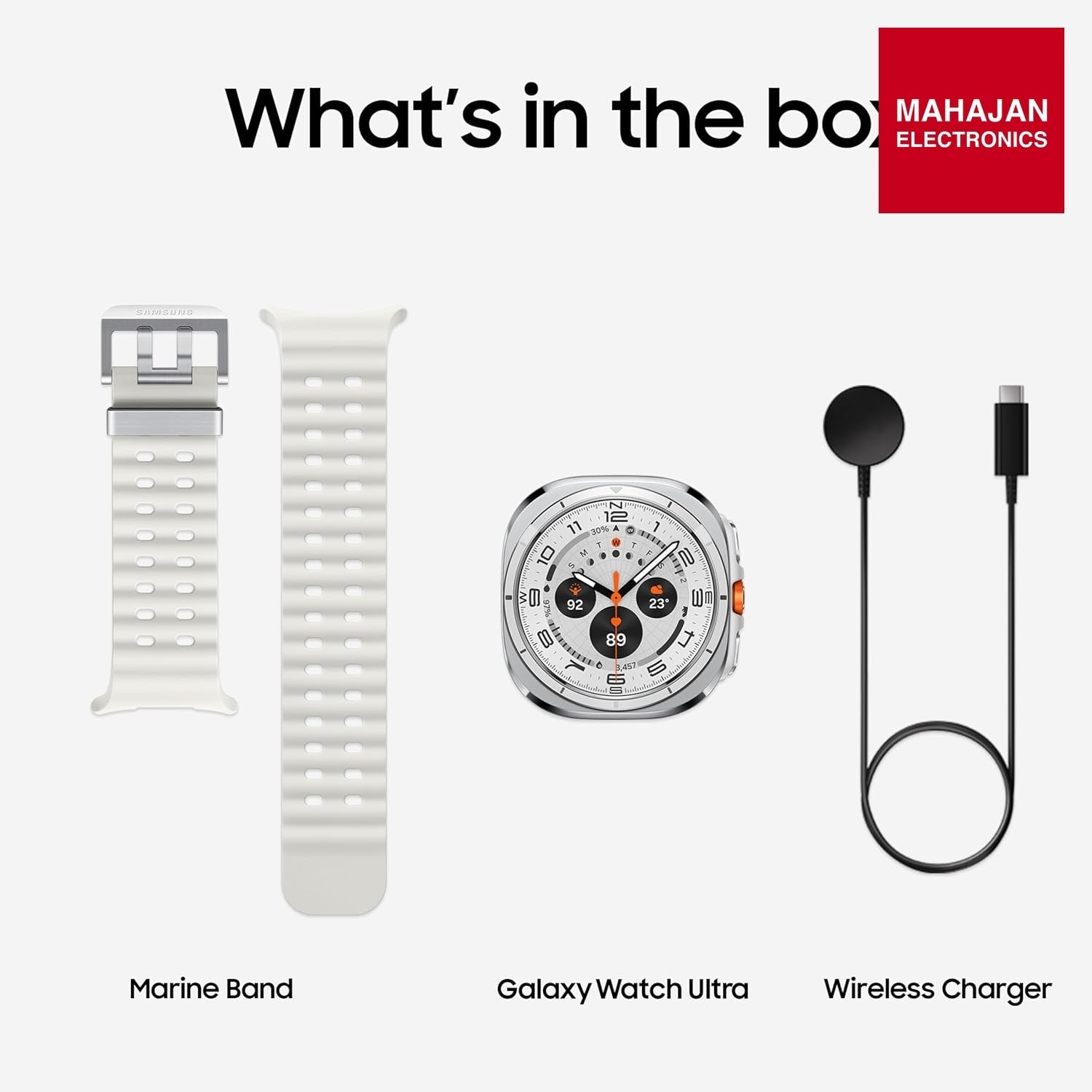 Samsung Galaxy Watch Ultra White – Mahajan Electronics
