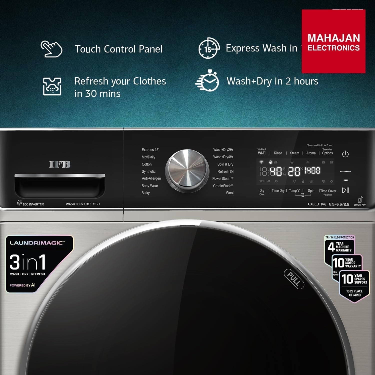 IFB Executive ZXV Washer Dryer – Mahajan Electronics