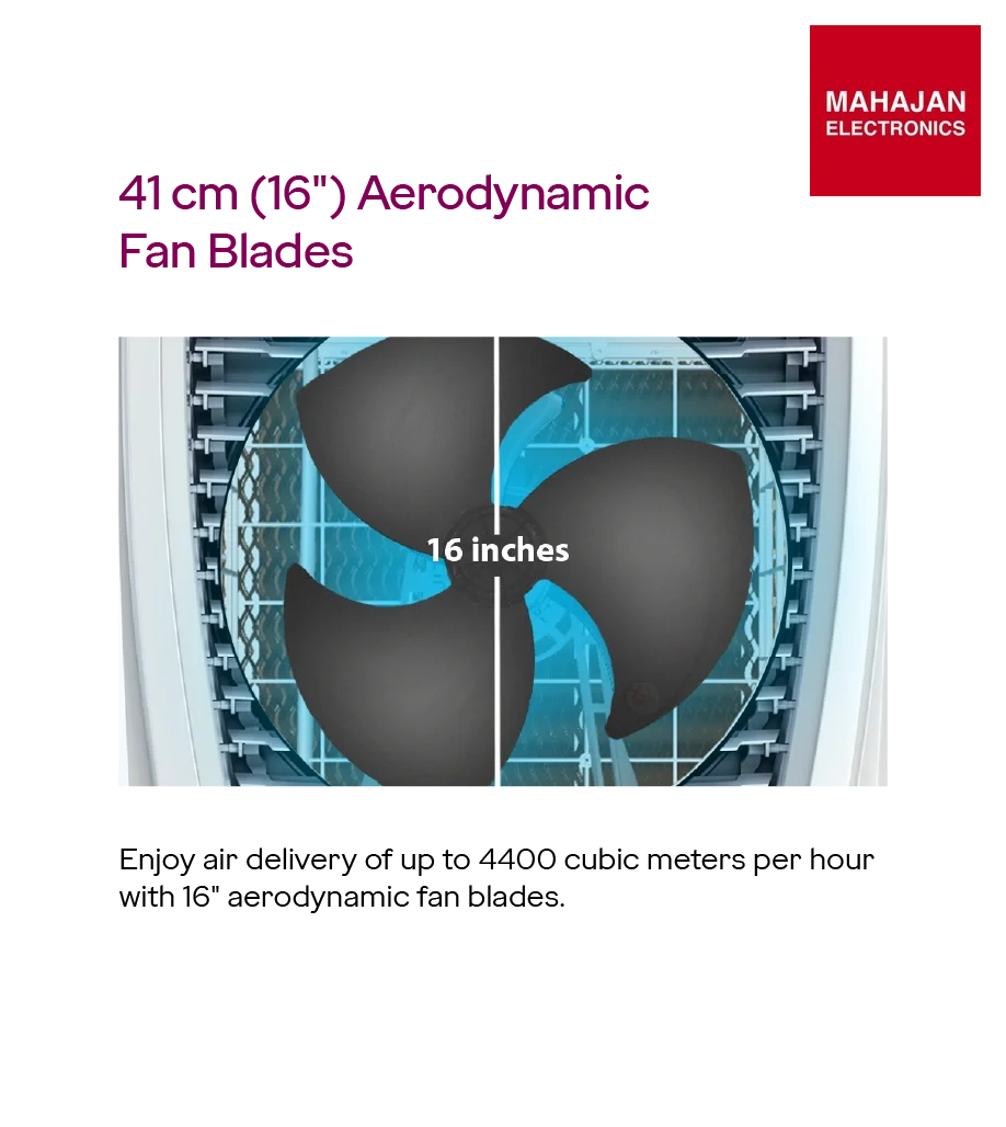 Godrej 75L air cooler secondary image with Mahajan Electronics logo