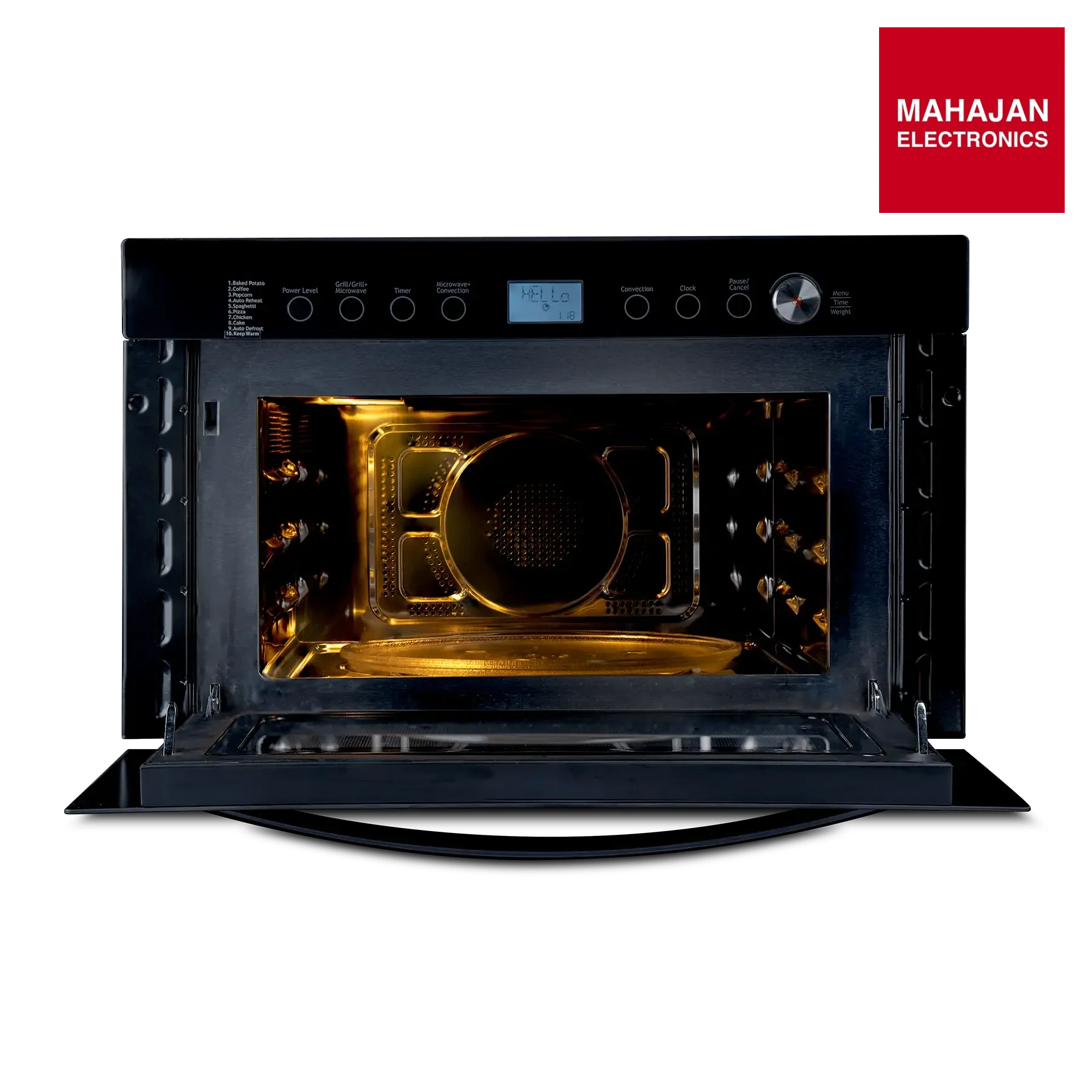IFB 34BIC2 34 L Built-in Convection Microwave Oven | Auto Cook Menus, Multi-Stage Cooking, Auto Defrost & Reheat | Oil-Free Healthy Cooking | Black | 1 Year Product Warranty + 3 Years on Magnetron & Cavity IFB