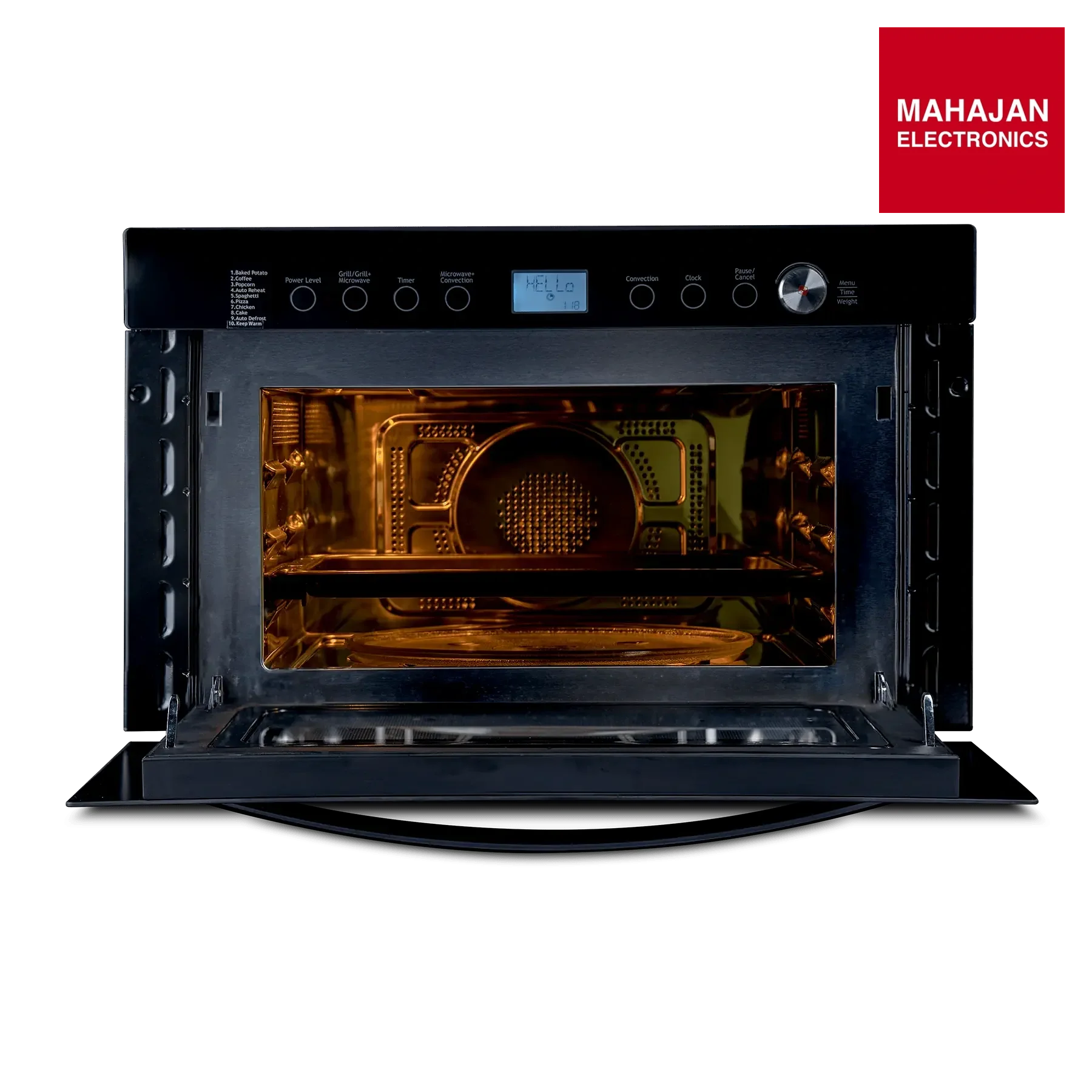 IFB 34BIC2 34 L Built-in Convection Microwave Oven | Auto Cook Menus, Multi-Stage Cooking, Auto Defrost & Reheat | Oil-Free Healthy Cooking | Black | 1 Year Product Warranty + 3 Years on Magnetron & Cavity IFB