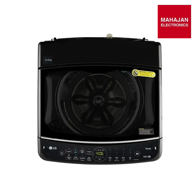 LG THD13SWP washing machine secondary image with Mahajan Electronics logo