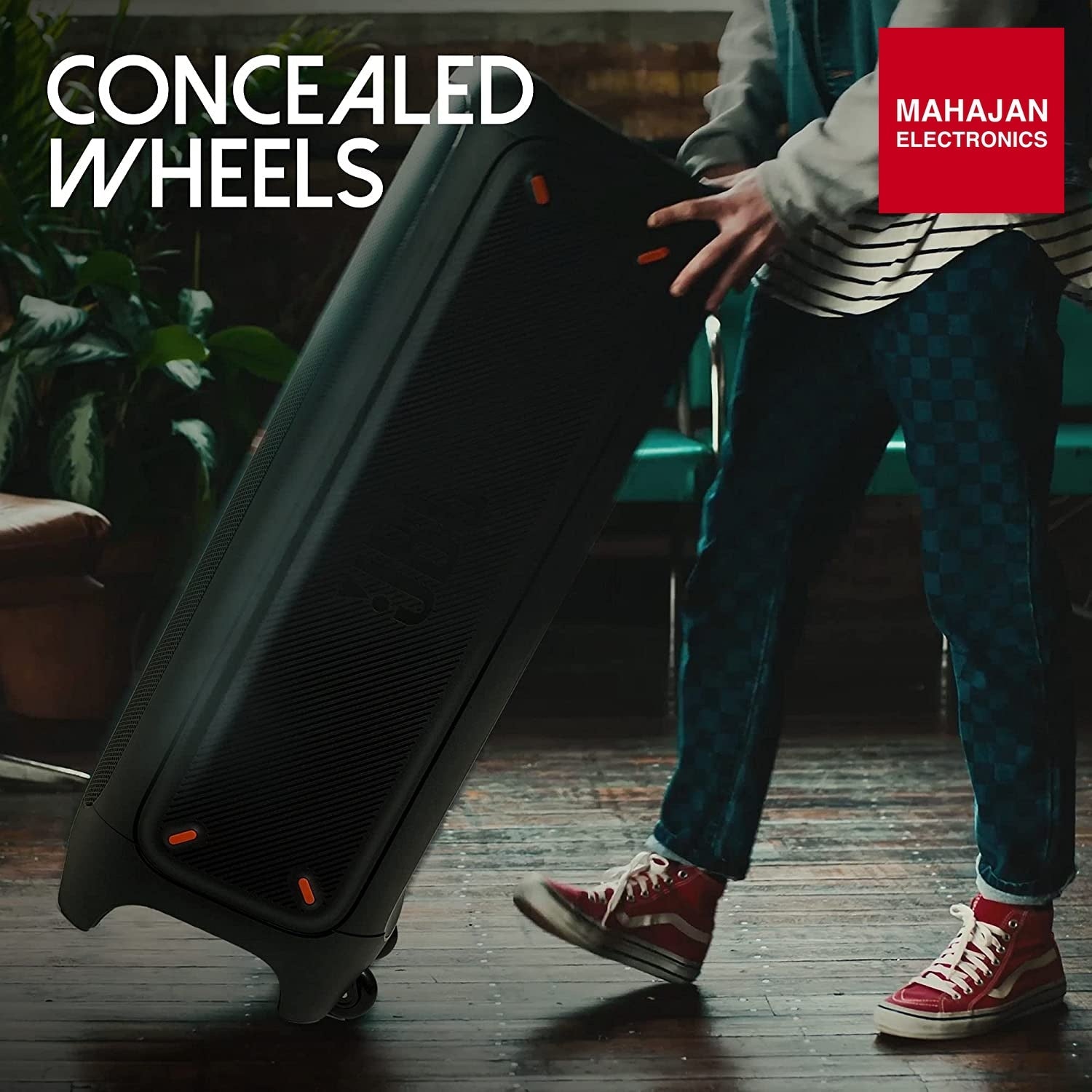 Product image with Mahajan Electronics logo at top right