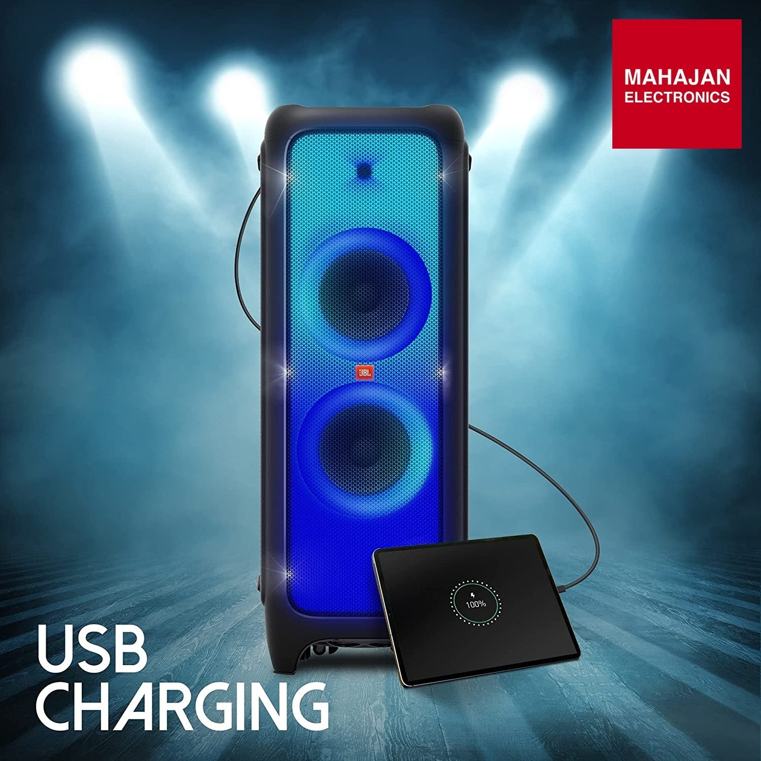 Product image with Mahajan Electronics logo at top right