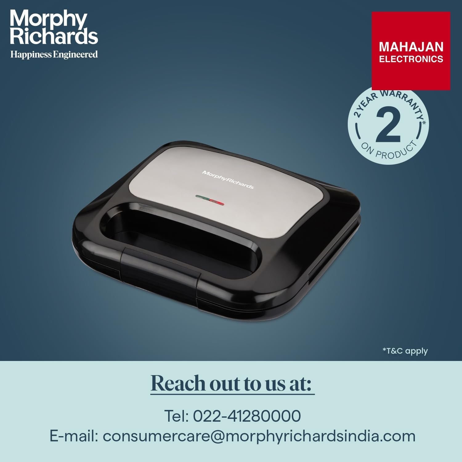 Morphy Richards Voyager Ultra sandwich maker – Mahajan Electronics