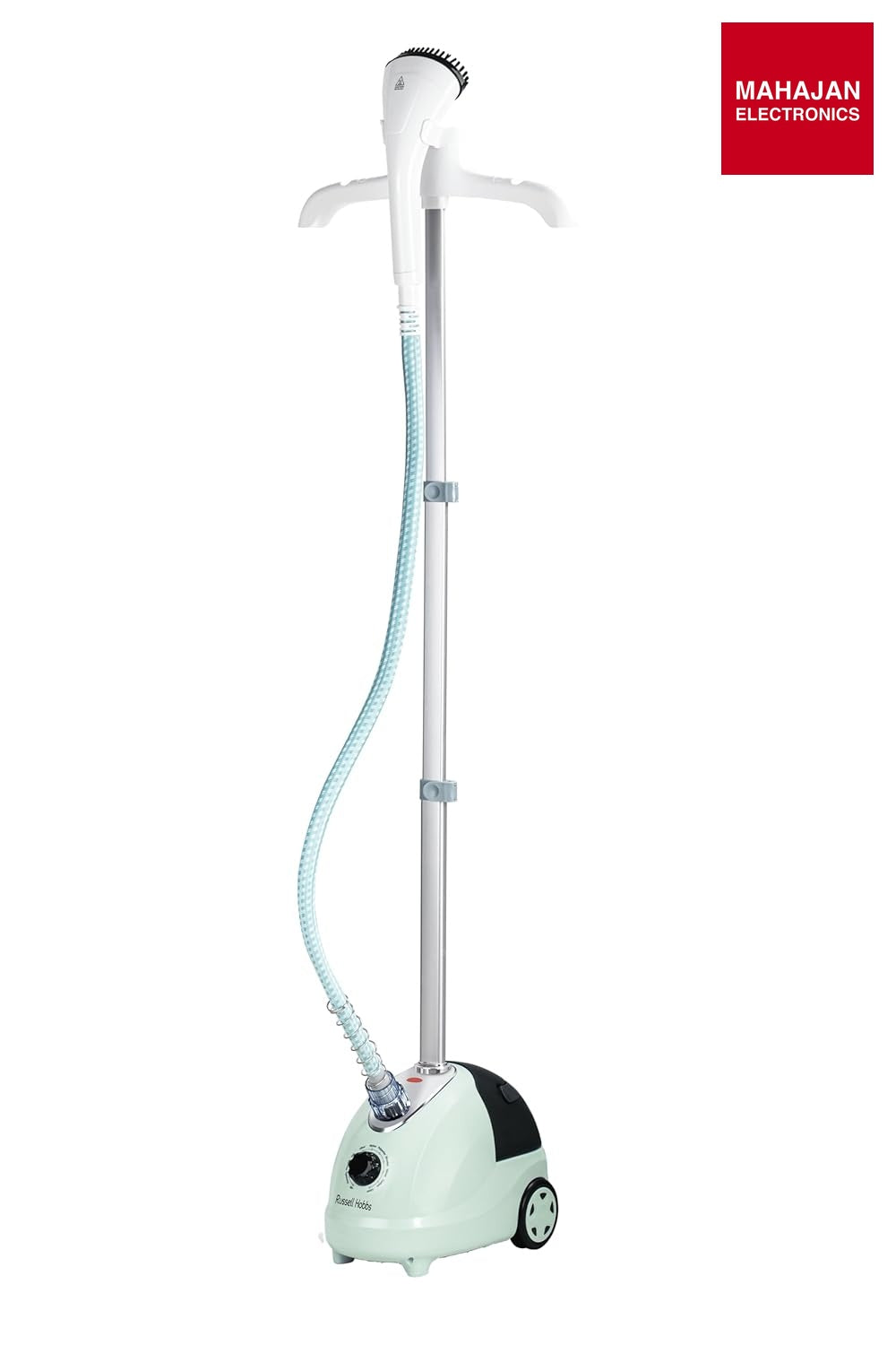Russell Hobbs RGS2000SP garment steamer secondary image with Mahajan Electronics logo