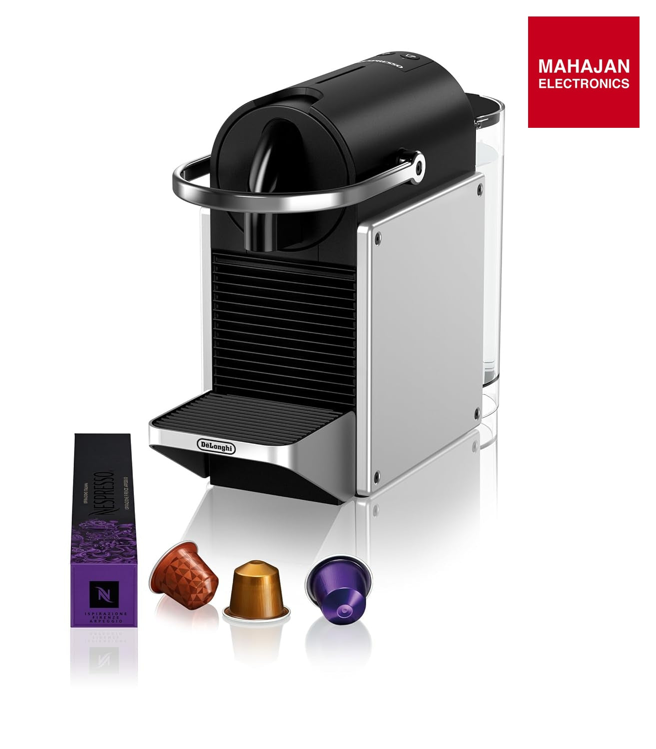 Nespresso Pixie EN127.S Espresso Maker | 19-Bar Pump | 25 s Heat-Up | Compact Design | Electric Silver – Mahajan Electronics Online.