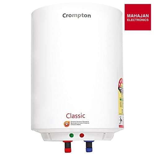 Crompton Geyser Classic 25 L Electric Water Heater (White) - Mahajan Electronics Online
