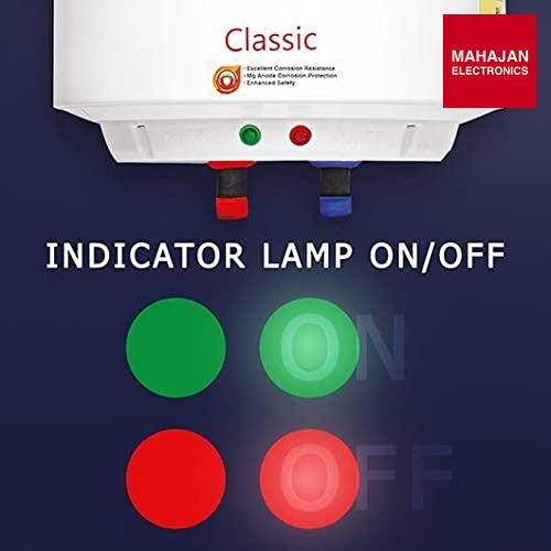 Crompton Geyser Classic 25 L Electric Water Heater (White) - Mahajan Electronics Online