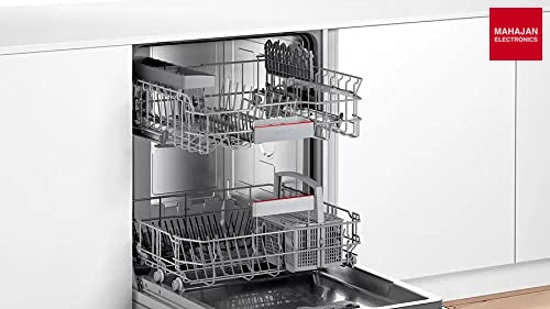 Bosch SMI4IVS00I Serie | 4 semi-integrated In Built dishwasher 60 cm Stainless steel - Mahajan Electronics Online