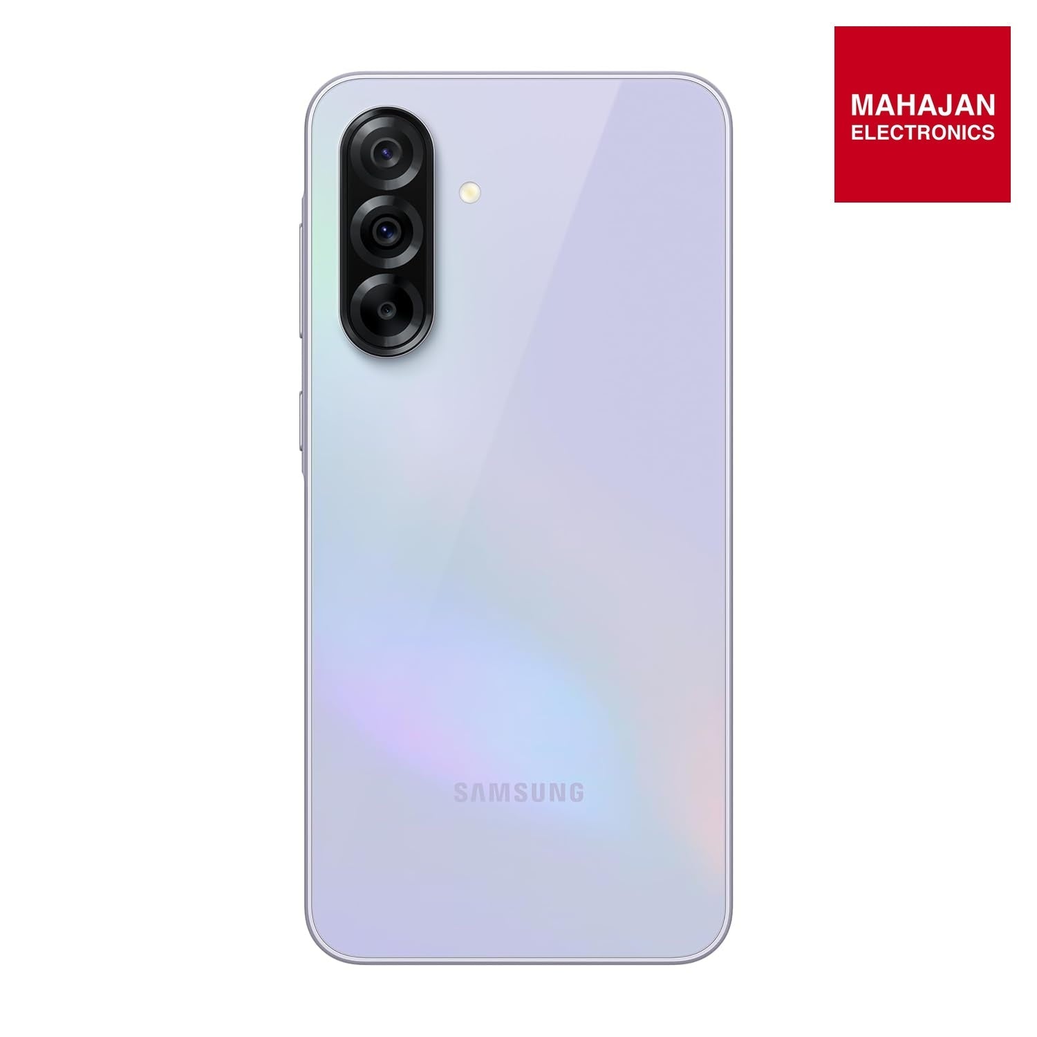 Samsung Galaxy A36 Awesome Lavender secondary image with Mahajan Electronics logo