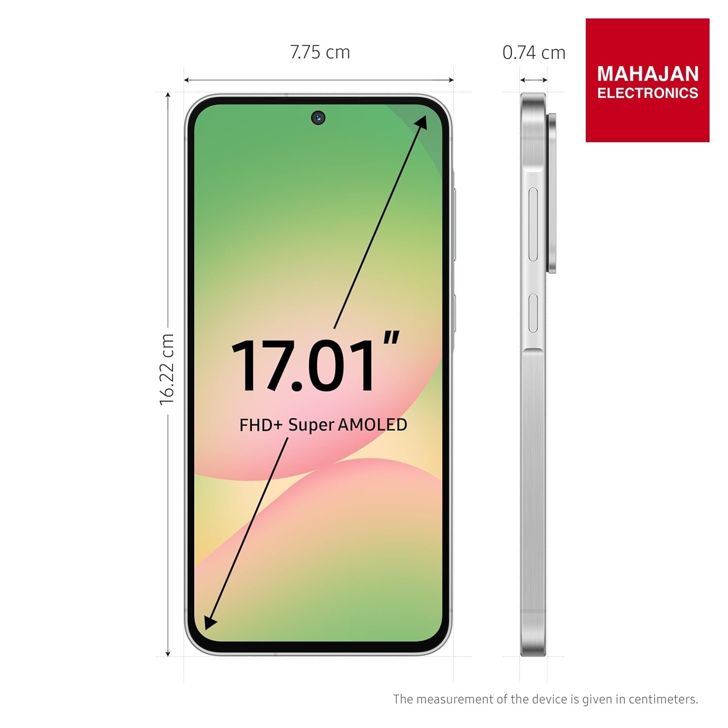 Samsung Galaxy A56 secondary image with Mahajan Electronics logo