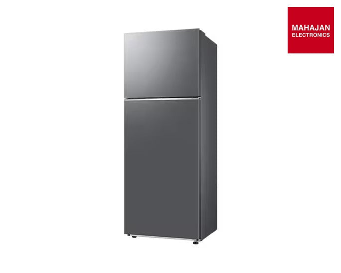 Samsung RT56HG7A61 refrigerator secondary image with Mahajan Electronics logo