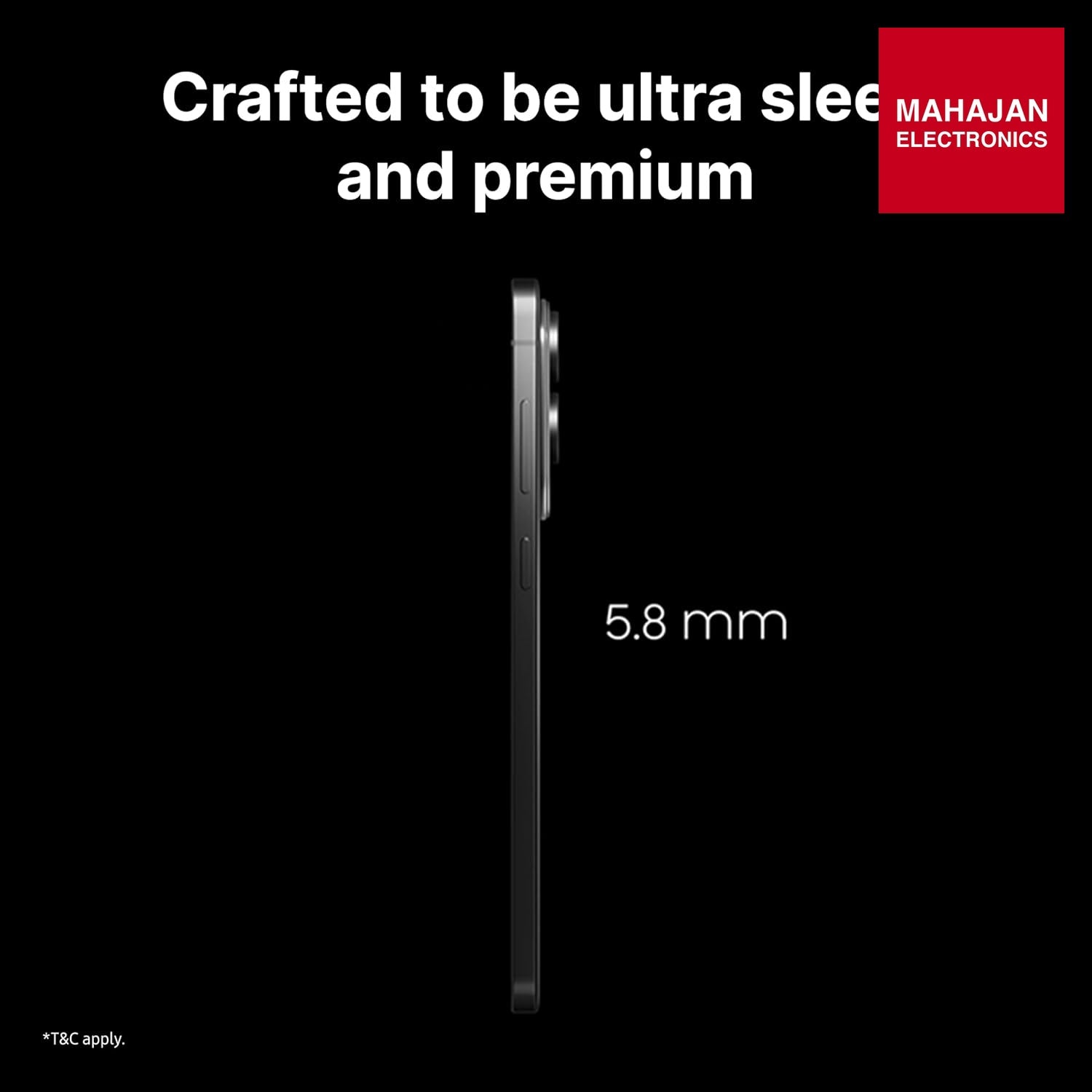 Samsung Galaxy S25 Edge secondary image with Mahajan Electronics logo