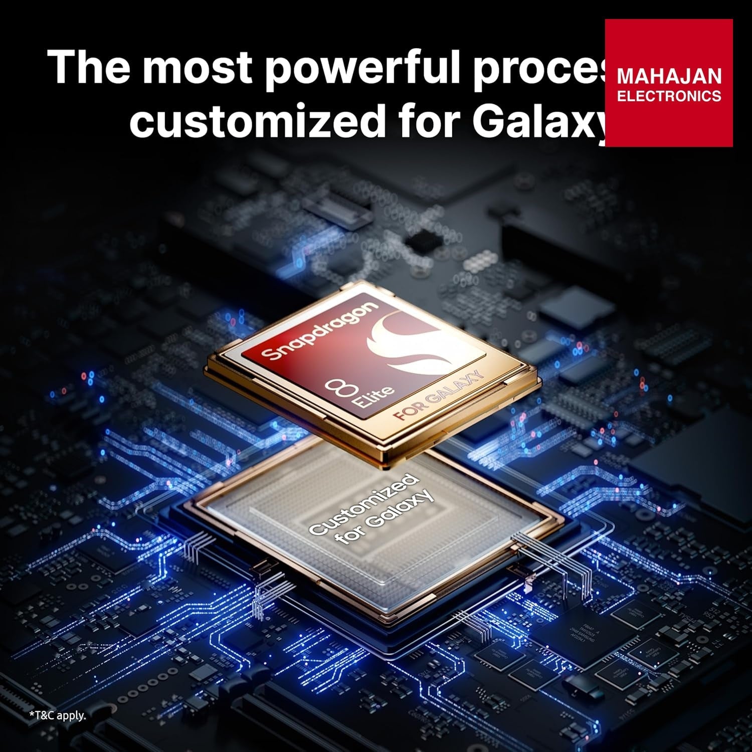 Samsung Galaxy S25 Edge secondary image with Mahajan Electronics logo