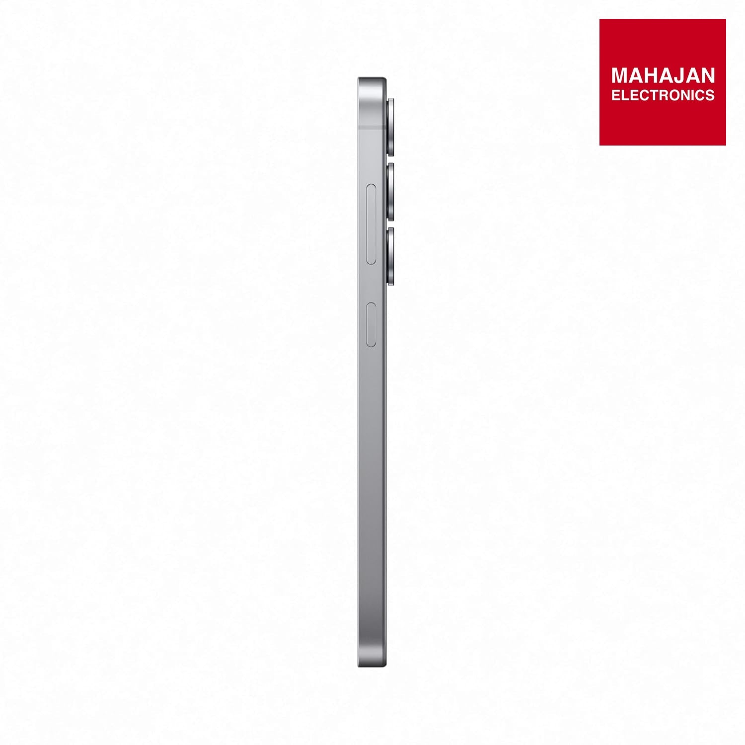Samsung Galaxy S25 Silver Shadow secondary image with Mahajan Electronics logo