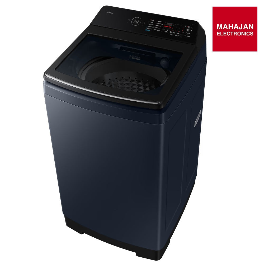 Samsung WA80F10B3NTL washing machine secondary image with Mahajan Electronics logo