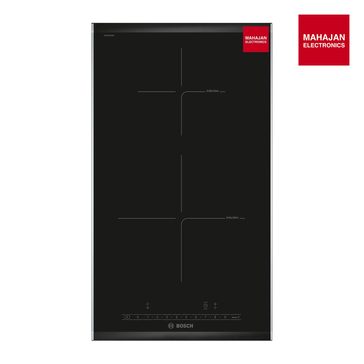 Bosch PIB375FB5I Series 6 Domino induction hob 30 cm surface mount with frame Bosch
