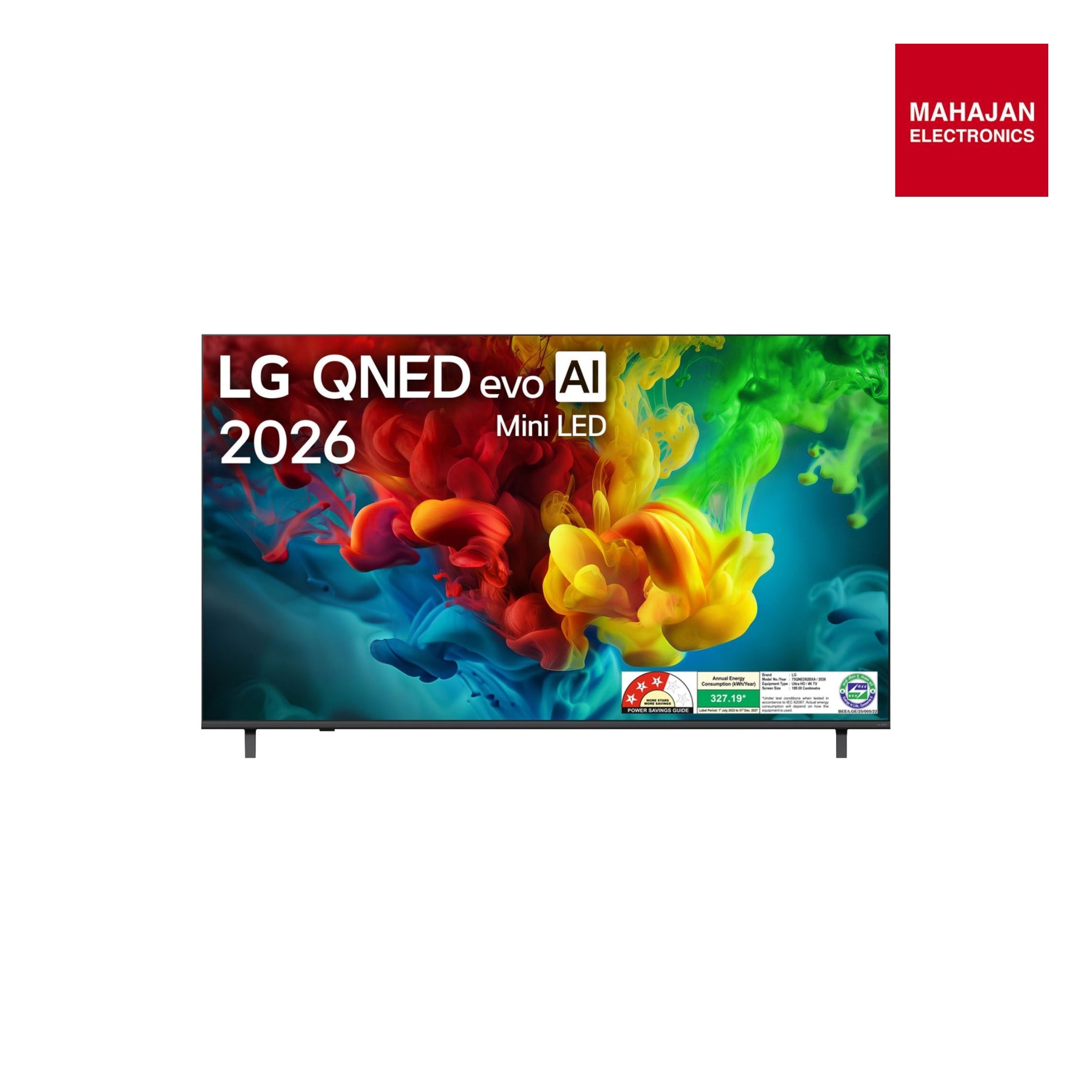 LG 75QNED82BXA 189cm (75) QNED evo AI QNED82BX Mini LED 4K Smart TV 2026 LG