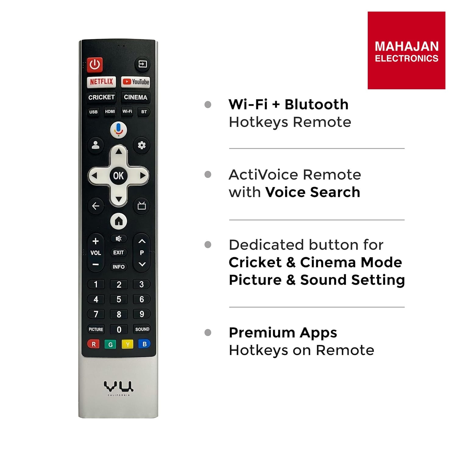 Vu 65 inches Masterpiece Frame Series 3 Years warranty 4K QLED TV (Armani Gold) 164cm VU Technologies