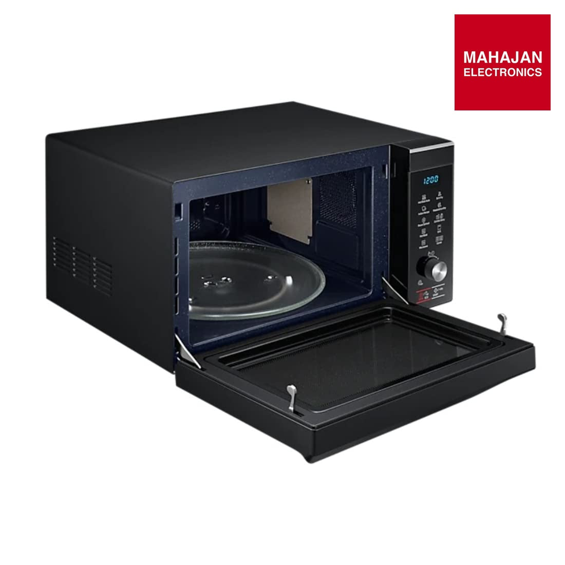 Samsung MC32A7056CK/TL 32L Convection Microwave Oven – Slimfry, Preheat, Eco Mode, Ceramic Interior, Touch & – Mahajan Electronics Online.