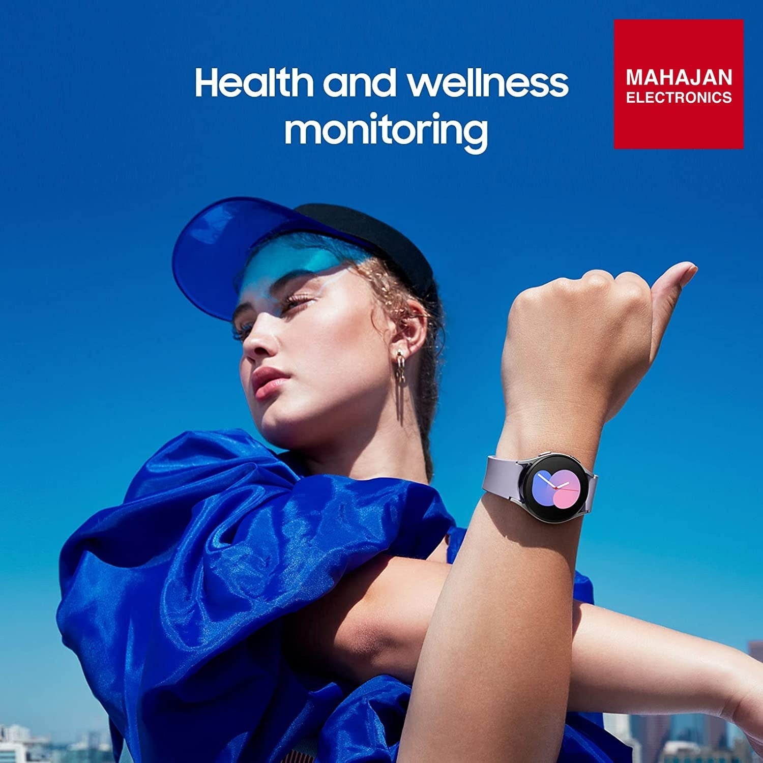 Samsung Galaxy Watch5 LTE 44mm, Sapphire, Compatible with Android only DEMO UNIT Samsung – Mahajan Electronics Online.