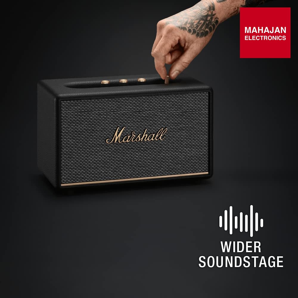 Marshall Stanmore III Bluetooth Wireless Speaker - Black – Mahajan Electronics Online.