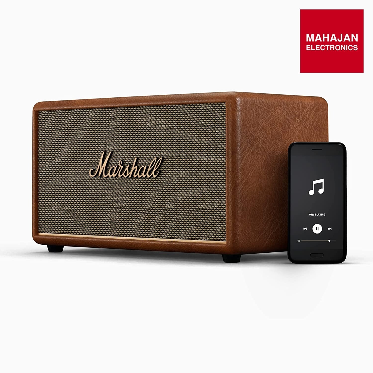 Marshall Stanmore III Bluetooth Wireless Speaker - Brown β Mahajan Electronics Online.