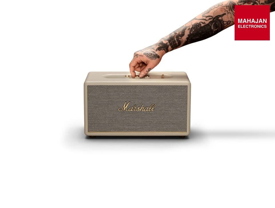 Marshall Stanmore III Bluetooth Wireless Speaker - Cream - Mahajan Electronics Online