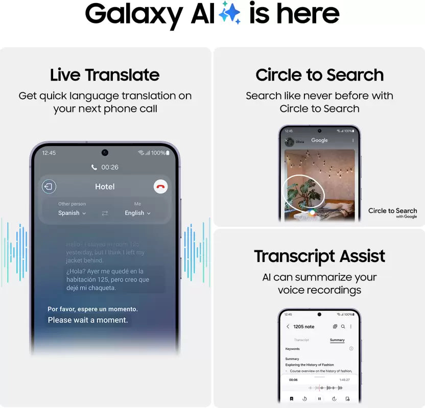 SAMSUNG Galaxy S24+ 5G (Cobalt Violet, 256 GB) (12 GB RAM) Mahajan Electronics Online