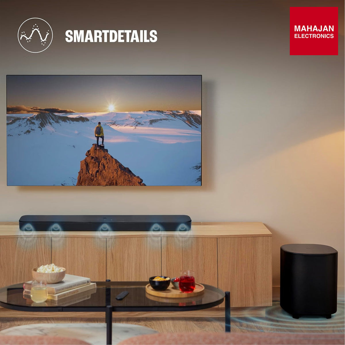 JBL Bar 500 MK2, Dolby Atmos® Soundbar with Wireless Subwoofer, 5.1 Channel, 3D Surround, Multibeam™, HDMI – Mahajan Electronics Online.