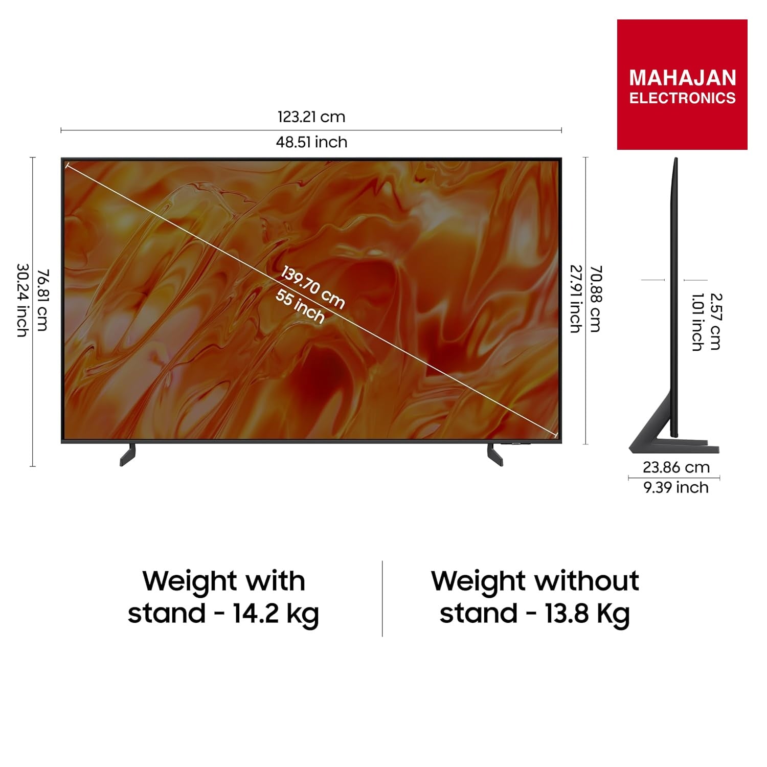 Samsung QA55QN70HAULXL 55 Inches Neo QLED 4K Vision AI Smart TV - Online Mahajan Electronics – Mahajan Electronics Online.