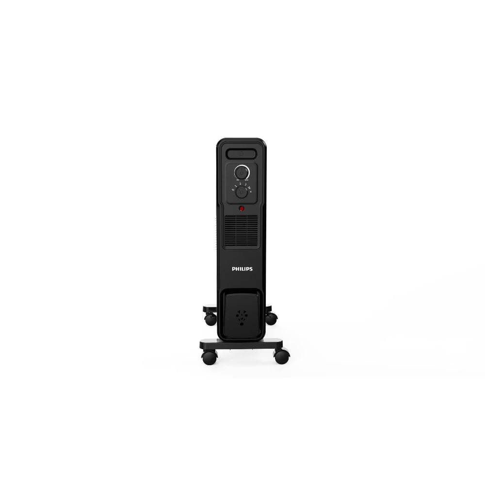 Philips CX30139 13Fin (Oil Filled Radiator)|Room Heater|2900W|3 Heat Settings & PTC Fan Wheels| Comfortable Breathing|360° Heating (Black) Mahajan Electronics Online