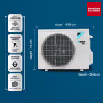 Daikin ATKL35UV16WA 1 Ton 3 Star Inverter Split AC ( 1 Ton,3 Star ) Daikin – Mahajan Electronics Online.