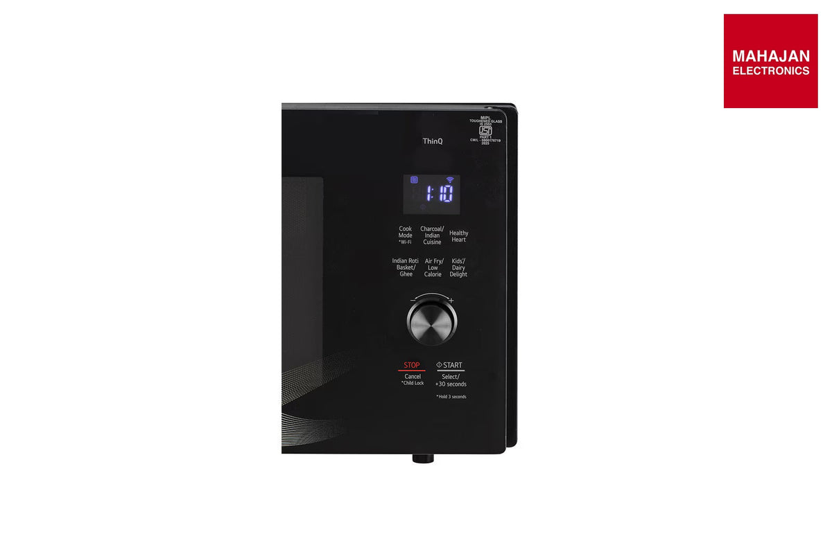 LG MJEN286UHWF 28 L Convection Microwave Oven with Air Fry and Charcoal Lighting Heater, Black – Mahajan Electronics Online.