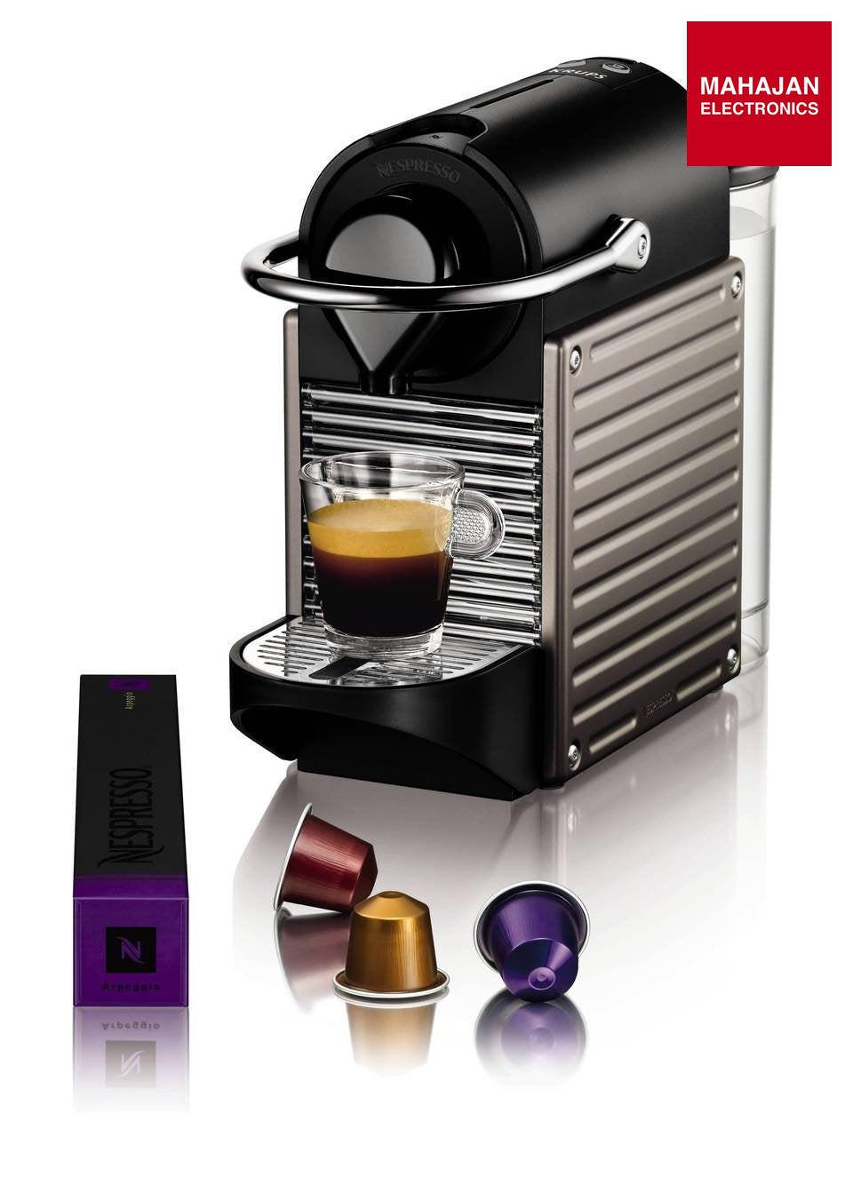 Nespresso Pixie Espresso Maker, Electric Black Nespresso