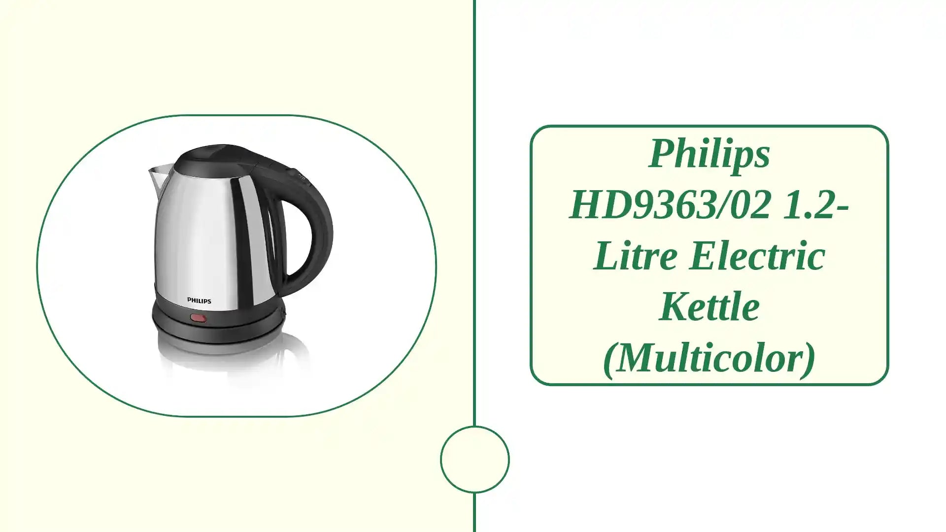 Philips HD9363/02 1.2-Litre Electric Kettle (Multicolor) by@Outfy