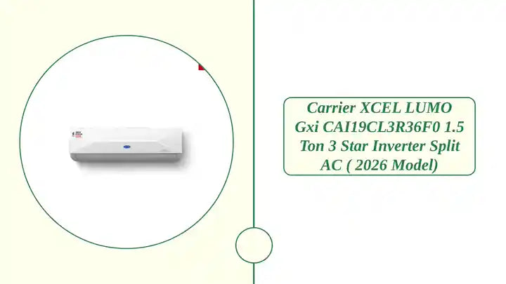Carrier XCEL LUMO Gxi CAI19CL3R36F0 1.5 Ton 3 Star Inverter Split AC ( 2026 Model) by@Outfy
