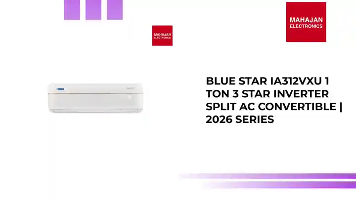 Blue Star IA312VXU 1 Ton 3 Star Inverter Split AC Convertible | 2026 Series by@Outfy