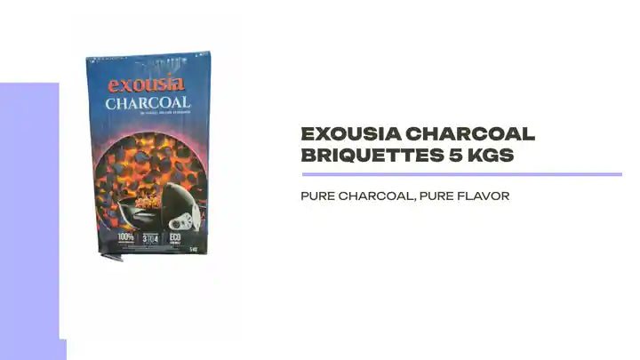 Exousia Charcoal Briquettes 5 Kgs by@Outfy
